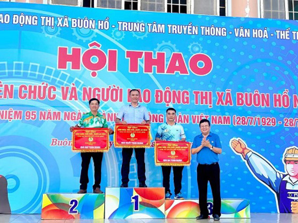  Hội thao công chức, viên chức, người lao động thị xã Buôn Hồ  năm 2024