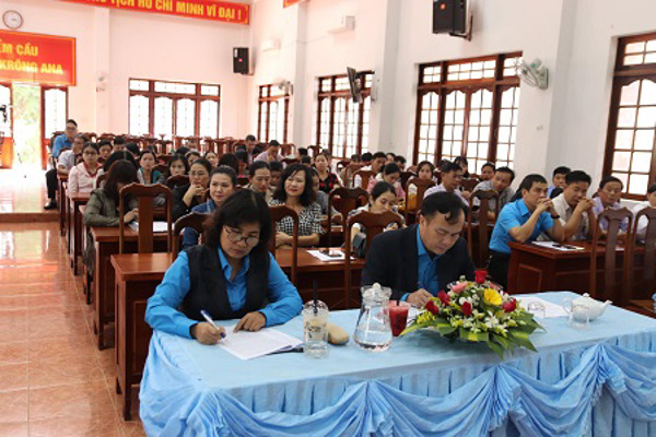 LĐLĐ huyện Krông Ana tổ chức Hội nghị Ban Chấp hành lần thứ 16,  nhiệm kỳ 2023-2028
