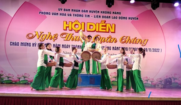 LĐLĐ huyện Krông Năng tổ chức hoạt động văn hóa,  thể thao thiết thực, ý nghĩa