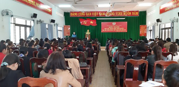 Liên đoàn Lao động huyện Cư M’gar tổ chức học tập, quán triệt Nghị quyết Đại hội XII Công đoàn Việt Nam