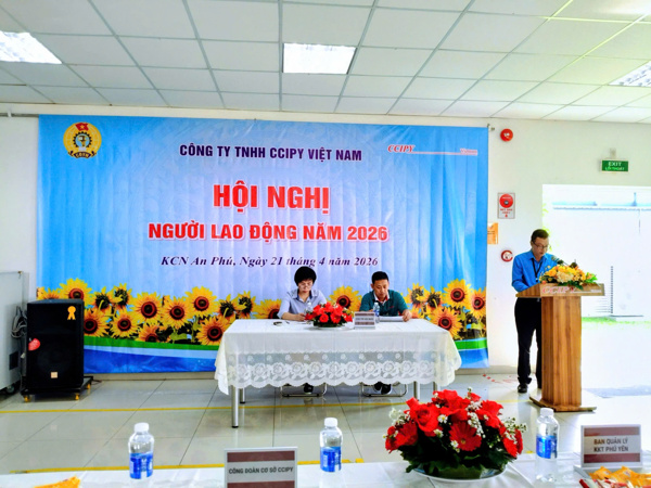 Công ty TNHH CCIPY Việt Nam tổ chức Hội nghị đại biểu người lao động năm 2026