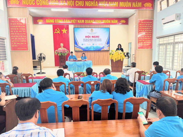 Công đoàn xã Ea Knop, tỉnh Đắk Lắk tổ chức Hội nghị Sơ kết hoạt động Công đoàn 6 tháng đầu năm 2026