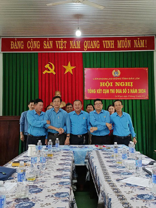 Cụm thi đua số 03 Tổ chức Hội nghị  tổng kết công tác công đoàn năm 2024