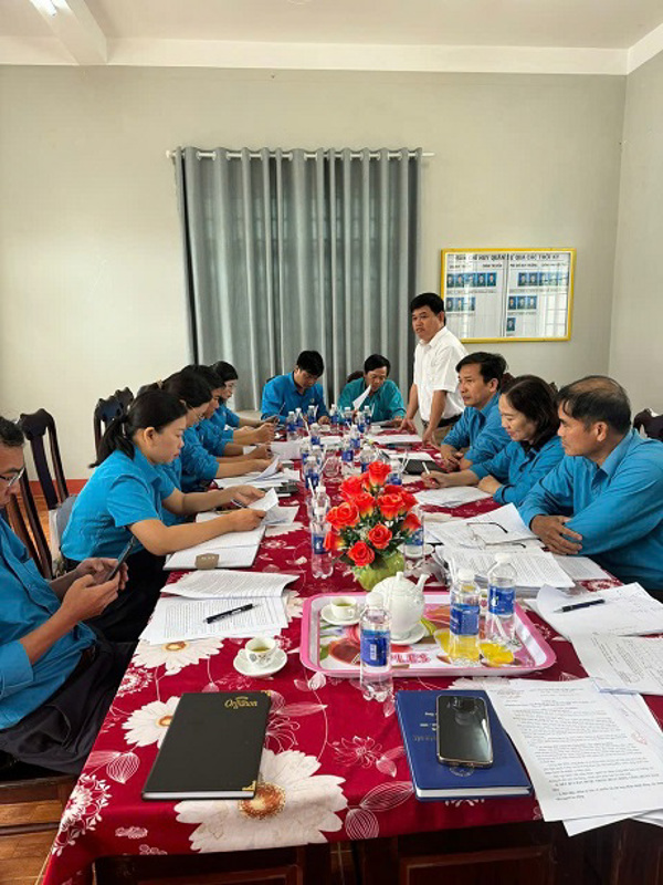 Tổng kết hoạt động công đoàn của Khối thi đua số 4 thuộc Liên đoàn Lao động huyện Krông Năng