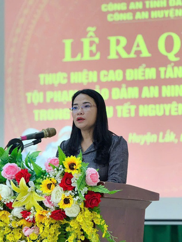 Lễ ra quân cao điểm tấn công, trấn áp tội phạm đảm bảo ANTT dịp  Tết Nguyên đán Ất tỵ năm 2025