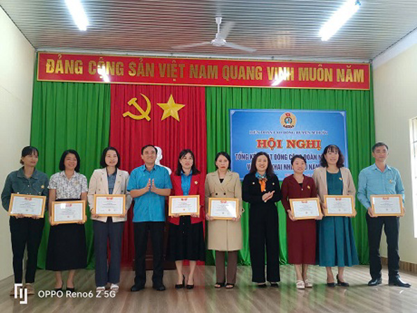 Liên đoàn Lao động huyện M’Drắk Tổng kết hoạt động Công đoàn năm 2024