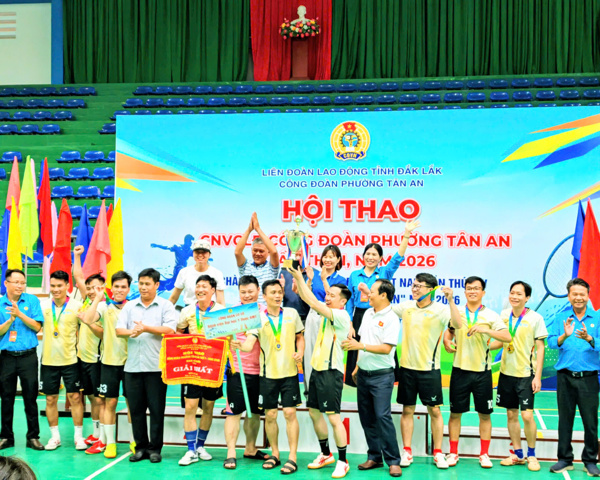 Công đoàn Phương Tân An tổ chức Hội tham CNVVLĐ lần thứ I, năm 2026