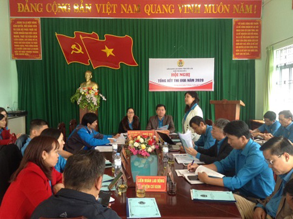 LIÊN ĐOÀN LAO ĐỘNG HUYỆN KRÔNG ANA DẪN ĐẦU CỤM THI ĐUA SỐ 2 NĂM 2020